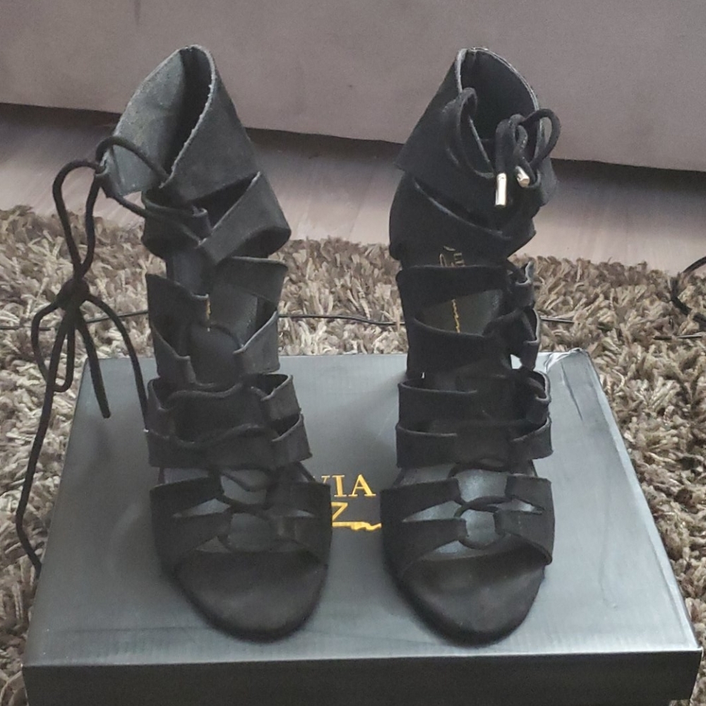 Suede sandals